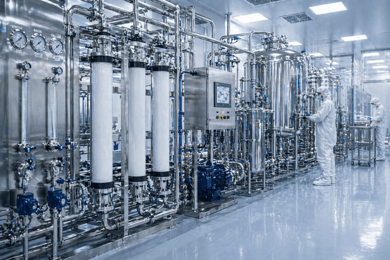 Life sciences water purification